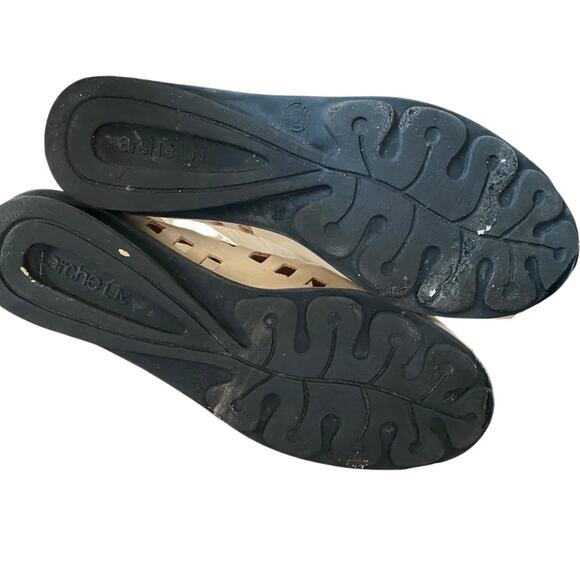 Arche Drick Natural Tan Leather Sandals size 38 size US 8 Perforations - Picture 9 of 13